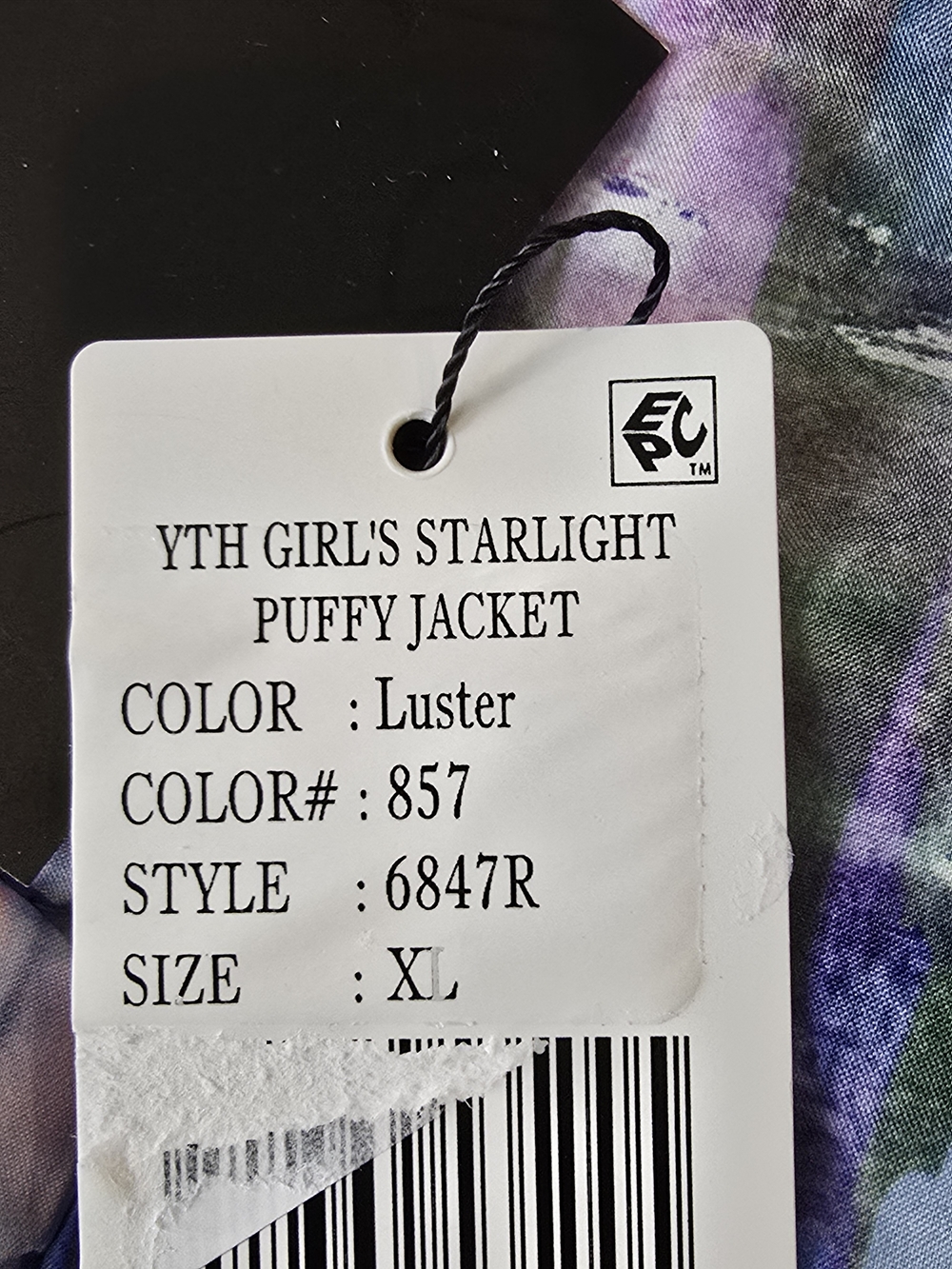 Boulder Gear Girls Multi-Color Puffer Jacket with Hood. Size xl. Nwt. - Picture 5 of 7